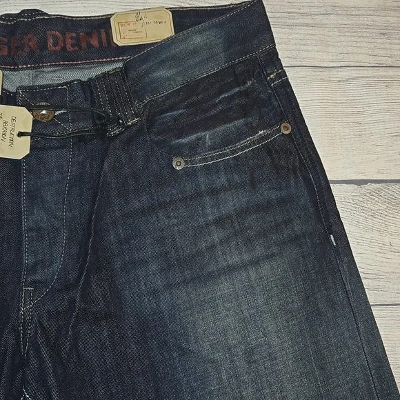 Tommy Hilfiger Men’s Rogar Regular Fit Jeans Dark Wash Size 36 x 32 NWT
